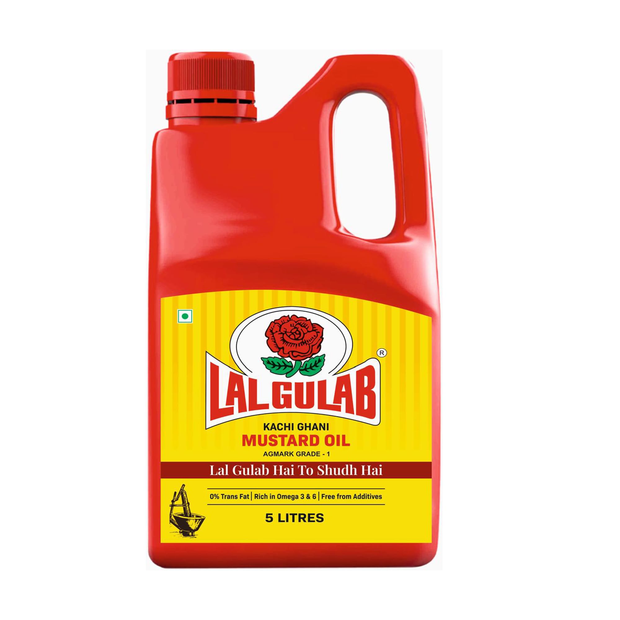 See full amazon price history chart for Lal Gulab Wood Pressed Mustard Oil - 5 Lit Jerry Jar | Premium Kolhu/Kacchi Ghani/Chekku | 100% Pure, Natural & Chemical-Free | Rich in Omega 3 & 6 for Heart Health | Cold Pressed for Maximum Freshness | Ideal for Cooking, Deep Frying, and Pickling | Lal Gulab Wood Pressed Mustard Oil - 5 Lit Jerry Jar | Premium Kolhu/Kacchi Ghani/Chekku | 100% Pure, Natural & Chemical-Free | Rich in Omega 3 & 6 for Heart Health | Cold Pressed for Maximum Freshness | Ideal for Cooking, Deep Frying, and Pickling | (B0BNLD1M3X) Amazon Price History, Amazon Price Tracker