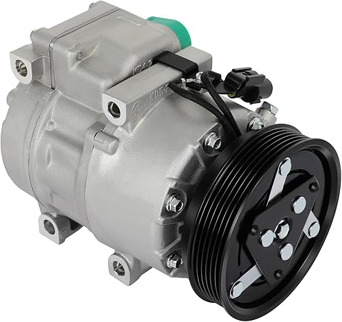 cciyu Compresor de CA con embrague 2009-2010 apto para Hyundai Sonata 2.4L 2009-2010 apto para Kia Optima 2.4L CO 10956C