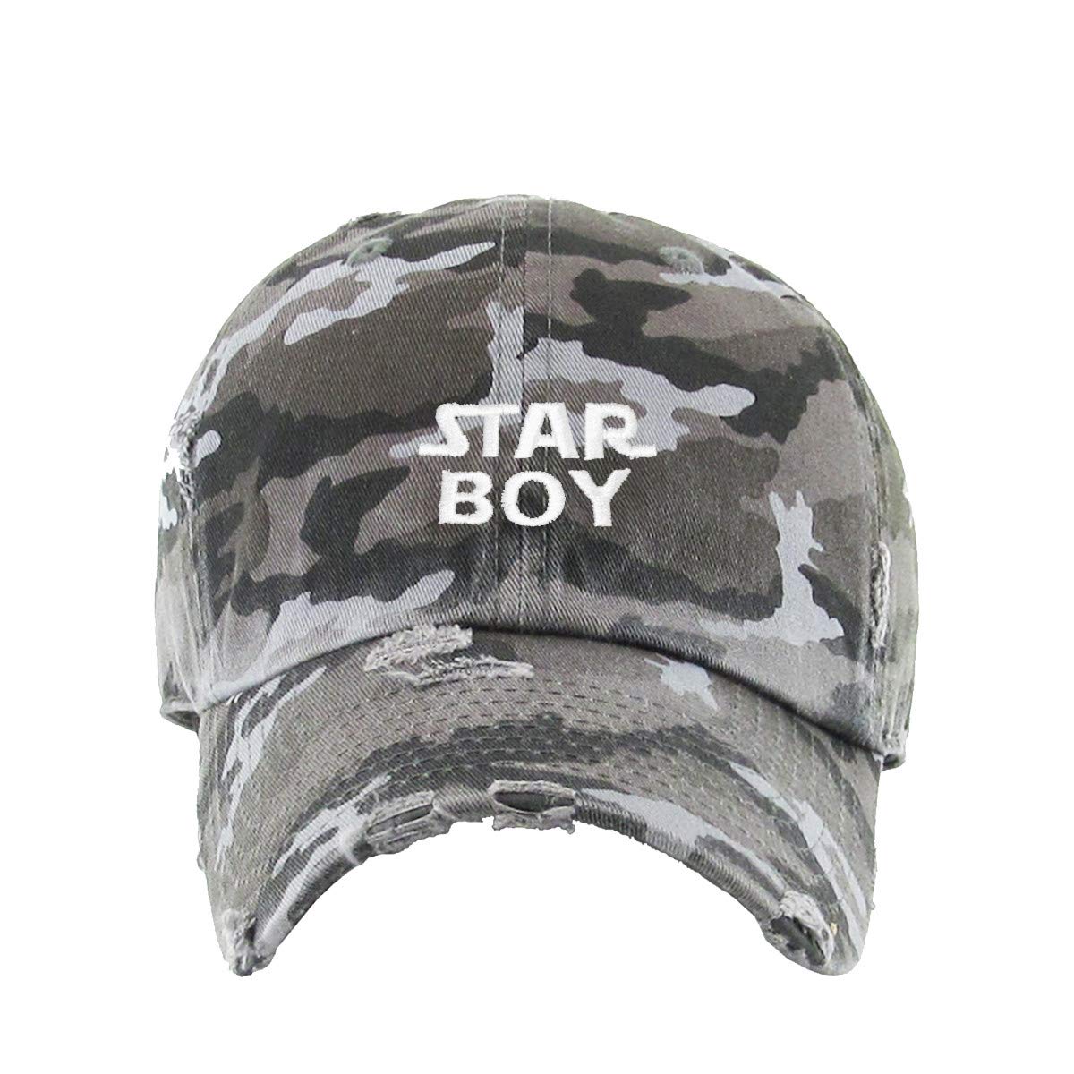 Starboy Vintage Baseball Cap Embroidered Cotton Adjustable Distressed Dad Hat