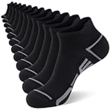 12 Pairs Mens Ankle Socks Lightweight Athletic Casual Low Cut Short Socks for Men With Tab Shoes Size 6-12