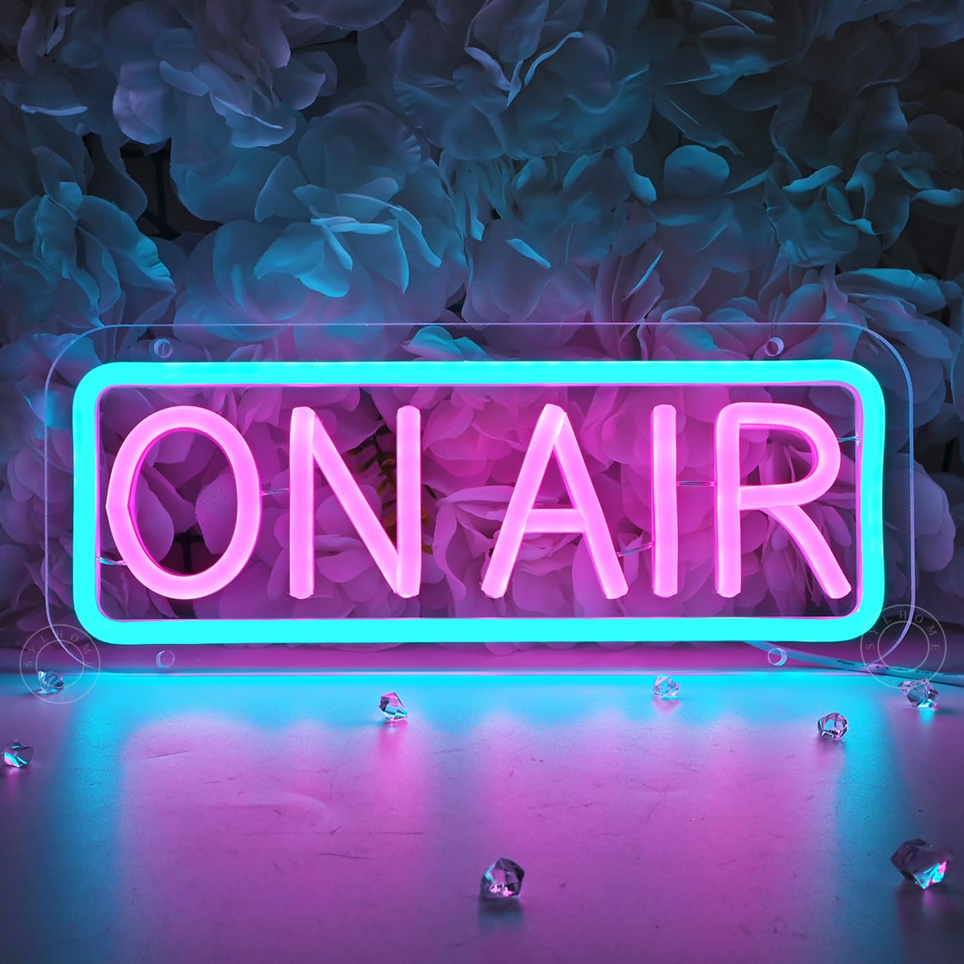 SYLHOME On Air Led Neon Light Sign Home Bedroom Man Cave Game Room Bar Pub Studio Club Wall Sign Decor Birthday Christmas Party Decoration 11.81" X 4.72" USB — image 1