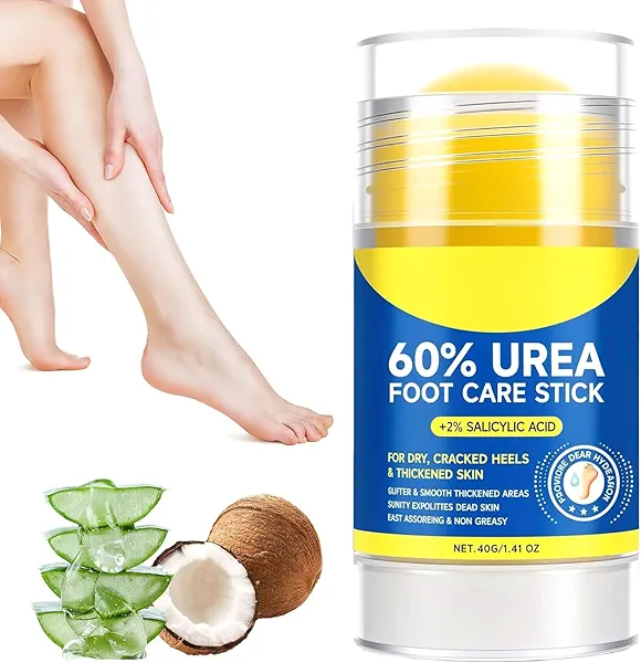 60% Urea Hydrating and Anti-Cracking Foot Cream, 2025 Upgraded Moisturising and Relieves Cracking and Dryness Foot Cream, Repairs and Hydrates Dry and Cracked Feet Hand (1)