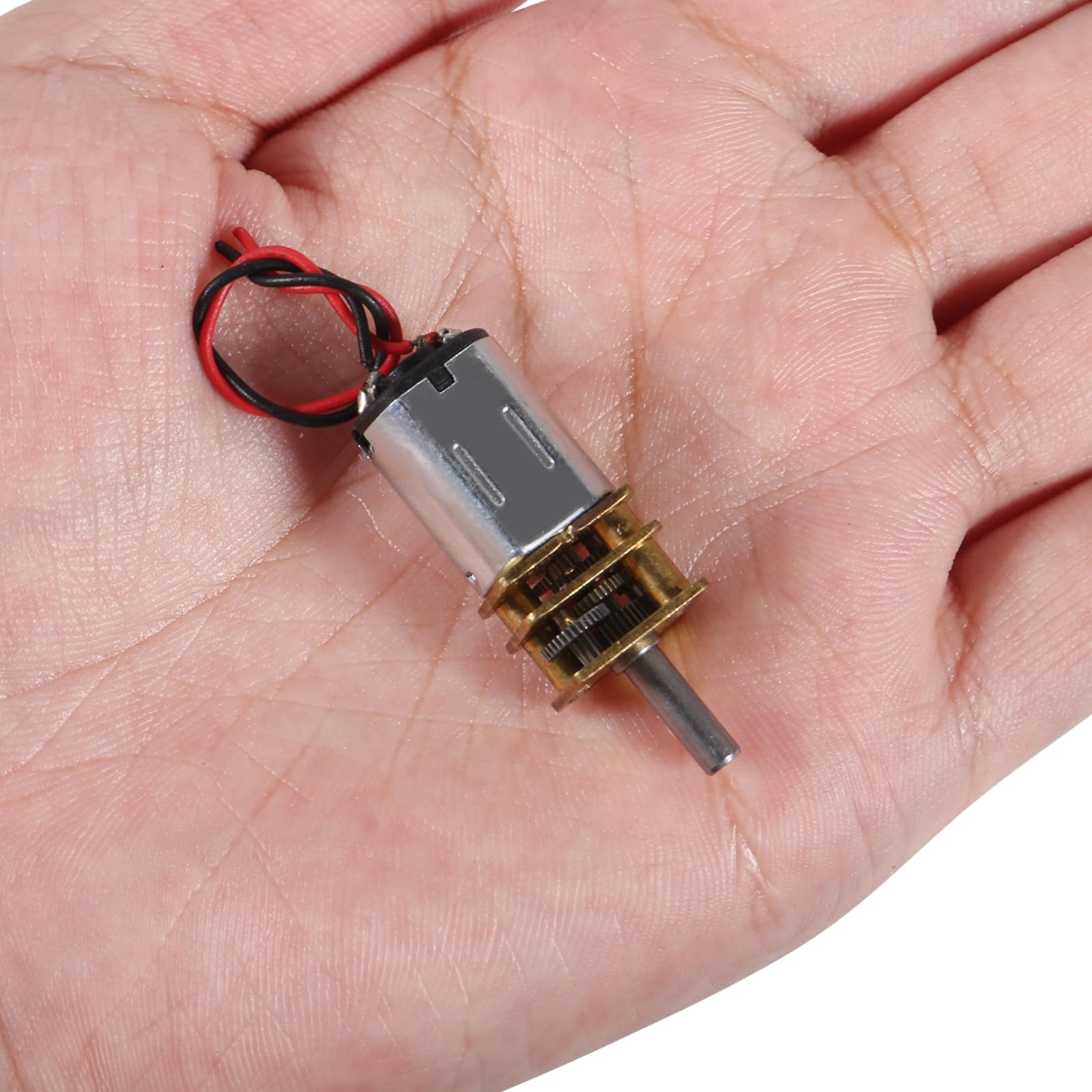 Mini Micro Motor 6v 200 Rpm N20 Com Caixa De Redução E Engrenagens