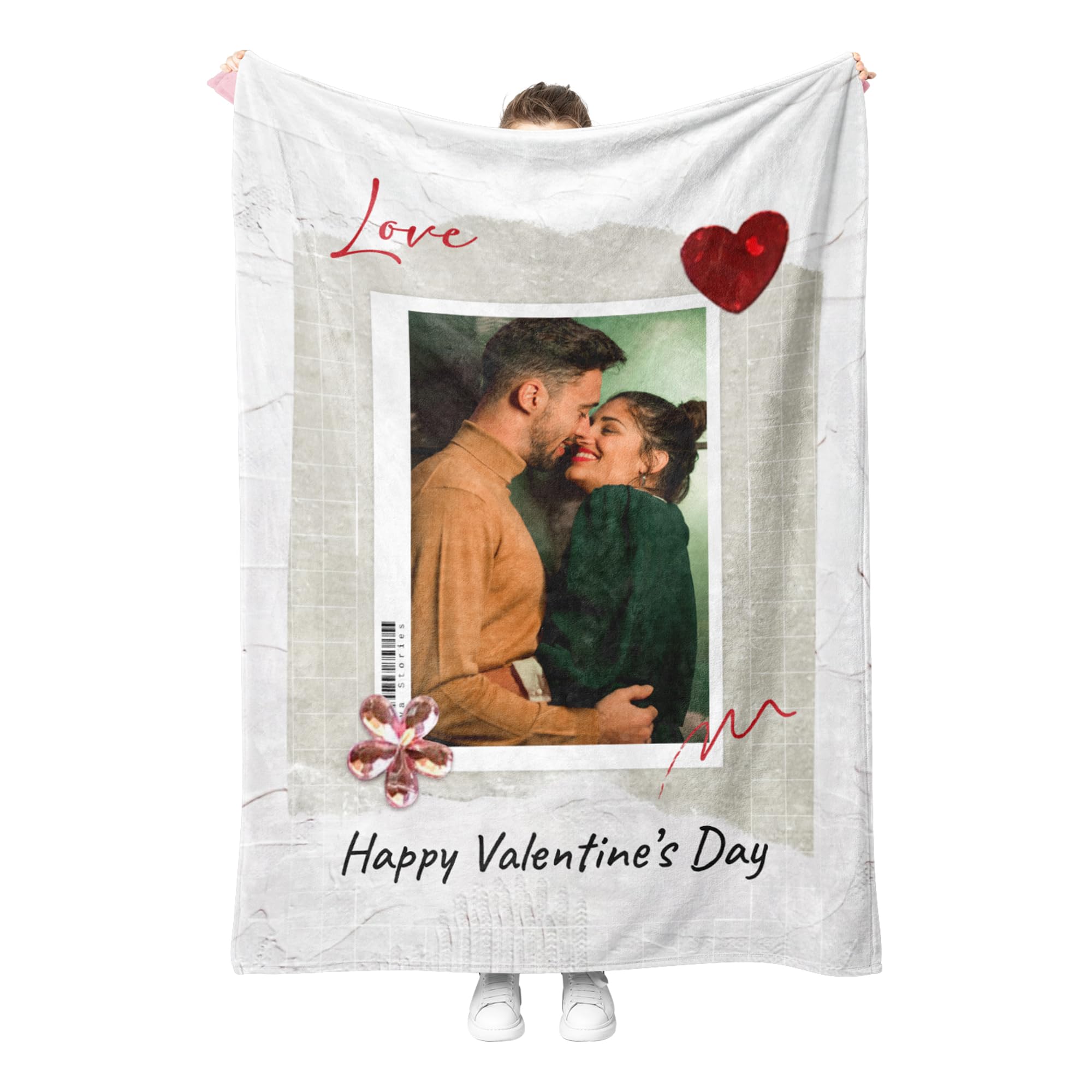 Couple Gifts Personalised Blankets For Birthday Personalised Photo Gifts For Mum Girlfriend Her Him Anniversary Christmas