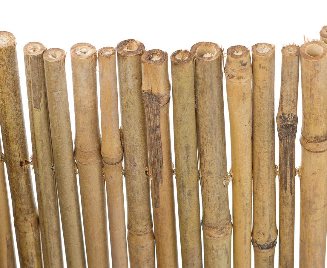 B-Ware mata bambusowa Bali, bardzo stabilna, 100 x 300 cm – ogrodzenie chroniące przed wzrokiem, ścianka ogrodowa, ochrona przed wzrokiem balkonowych, ochrona przed wiatrem, ochrona przed wzrokiem do ogrodu i tarasu, ochrona przed słońcem na balkon, ścian
