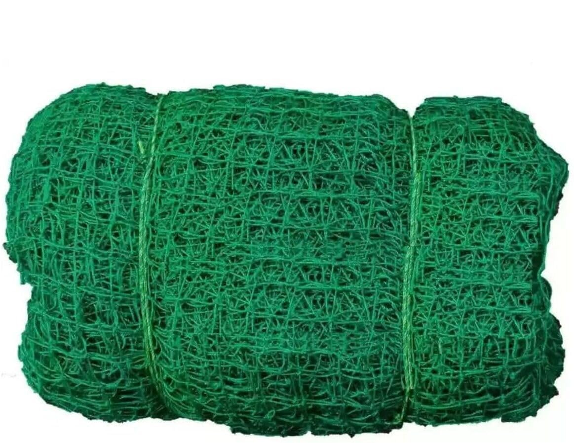 PASHCHAYATE Green Cricket Net 40 * 10ft, Durable Training Net, Sports Nets Cricket Batting Practice Net Cage Regular Training Netting for Outdoor Backyard Ground Sports