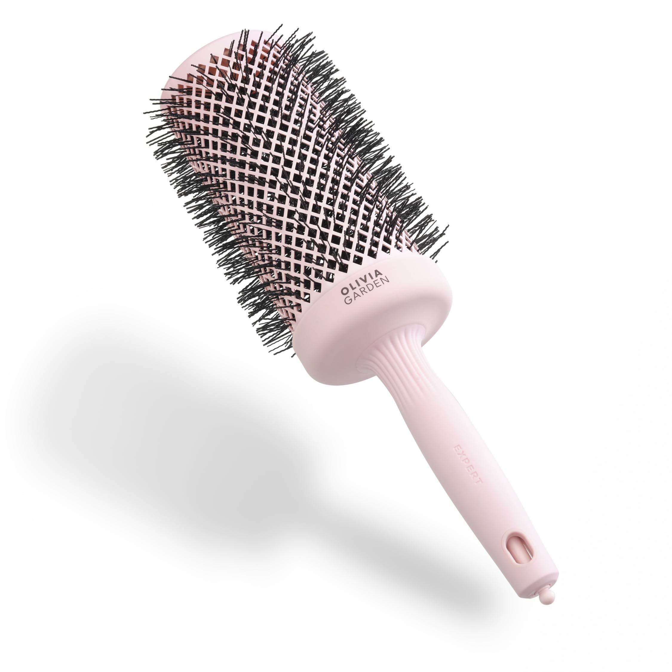 Olivia Garden Expert Blowout Speed Round Hair Brush, Pastel Pink, 65 mm