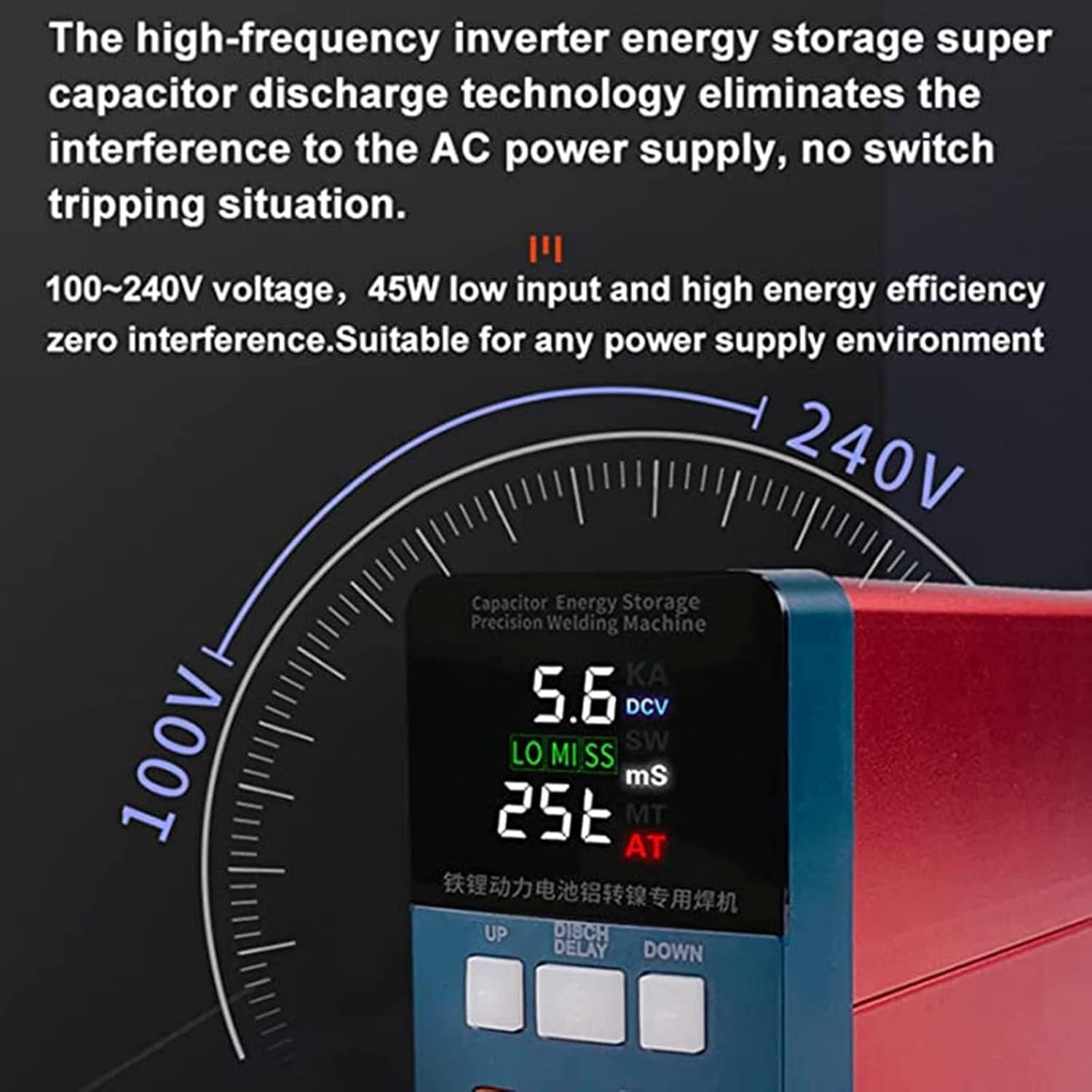 Battery welder,801HCapacitor Energy Storage Pulse Welding Machine,19.8Kw Industrial Energy Storage Battery Welding Machine