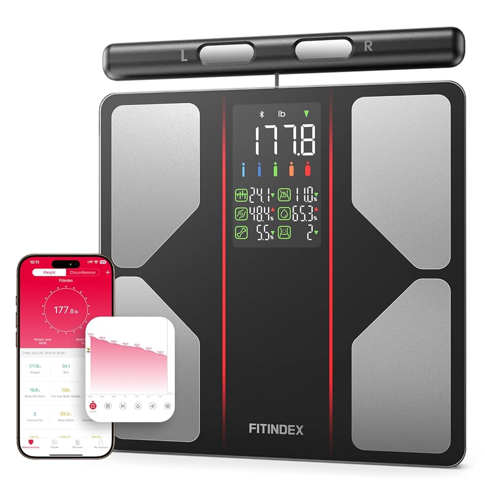 Amazon.com: FITINDEX Smart Scale for Body Weight, Body