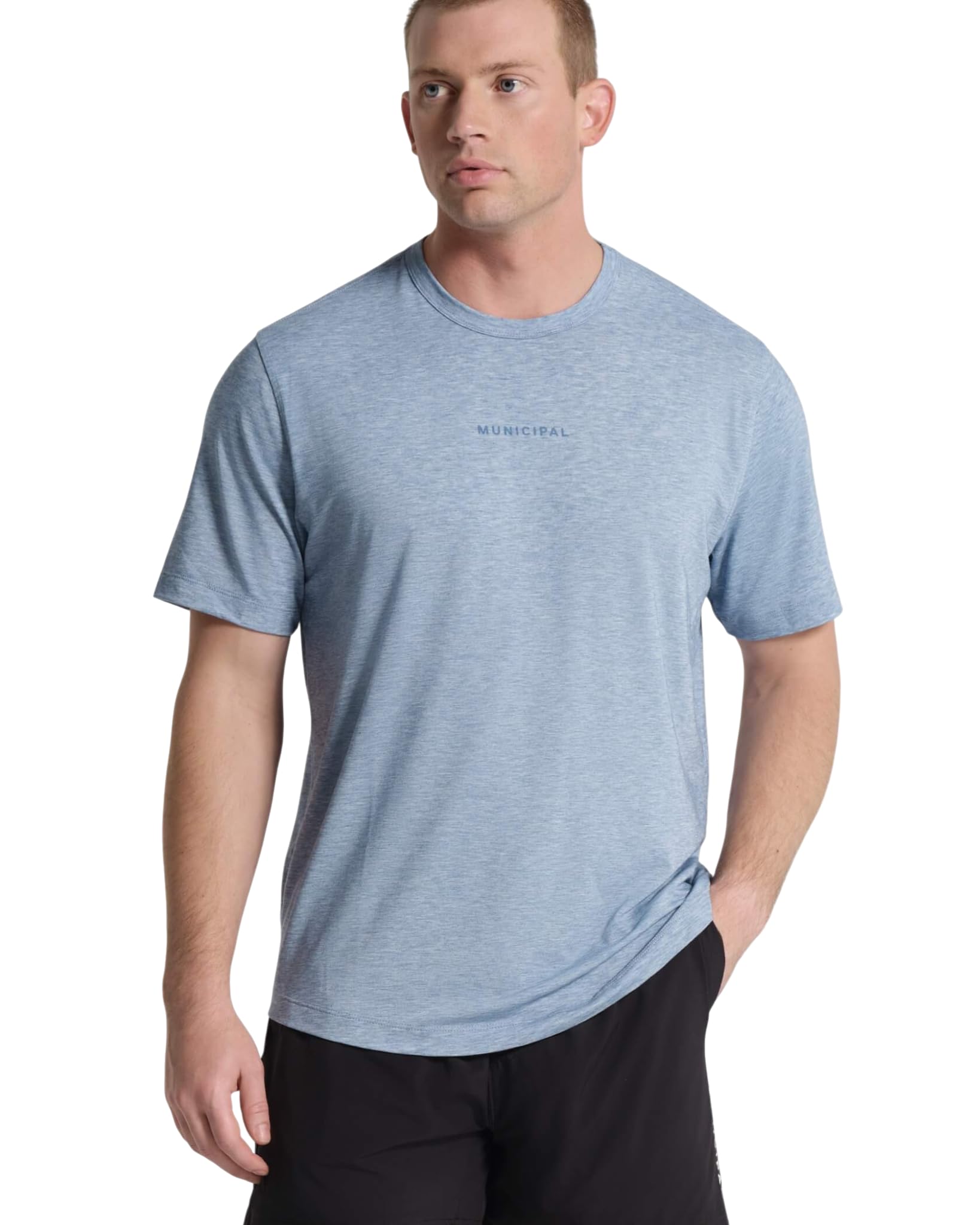 MUNICIPAL Men's Sport Utility Short Sleeve T-Shirt