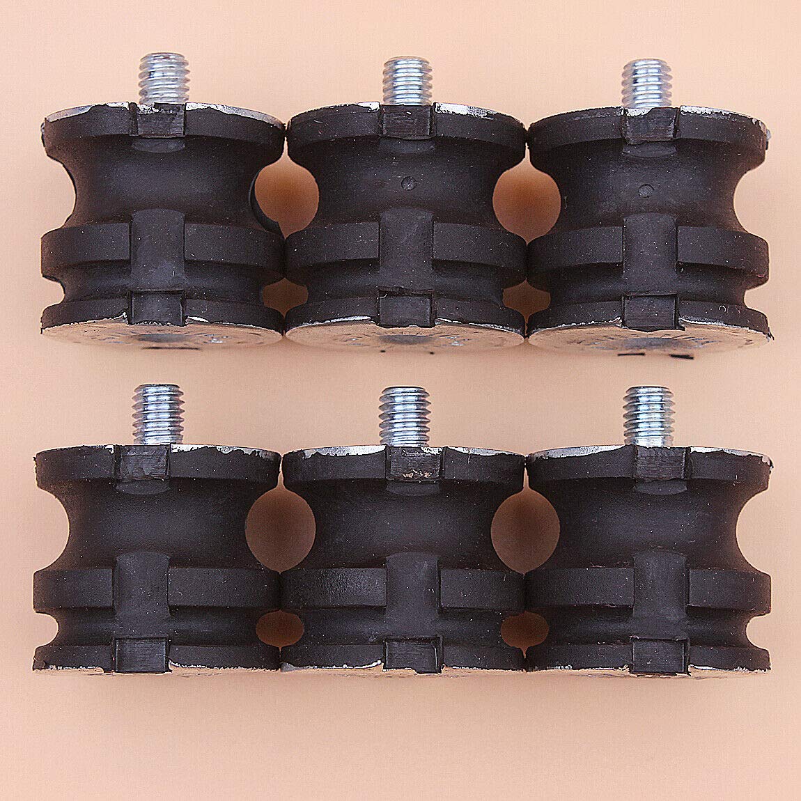 AV Buffer Mount compatible with 501269704 501 26 97-04 Husqvarna Anti Vibration Element 6Pcs