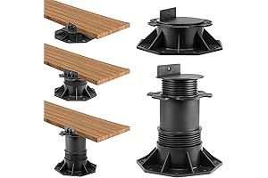 10-Pack Adjustable Deck Footing for Optimal Deck Support