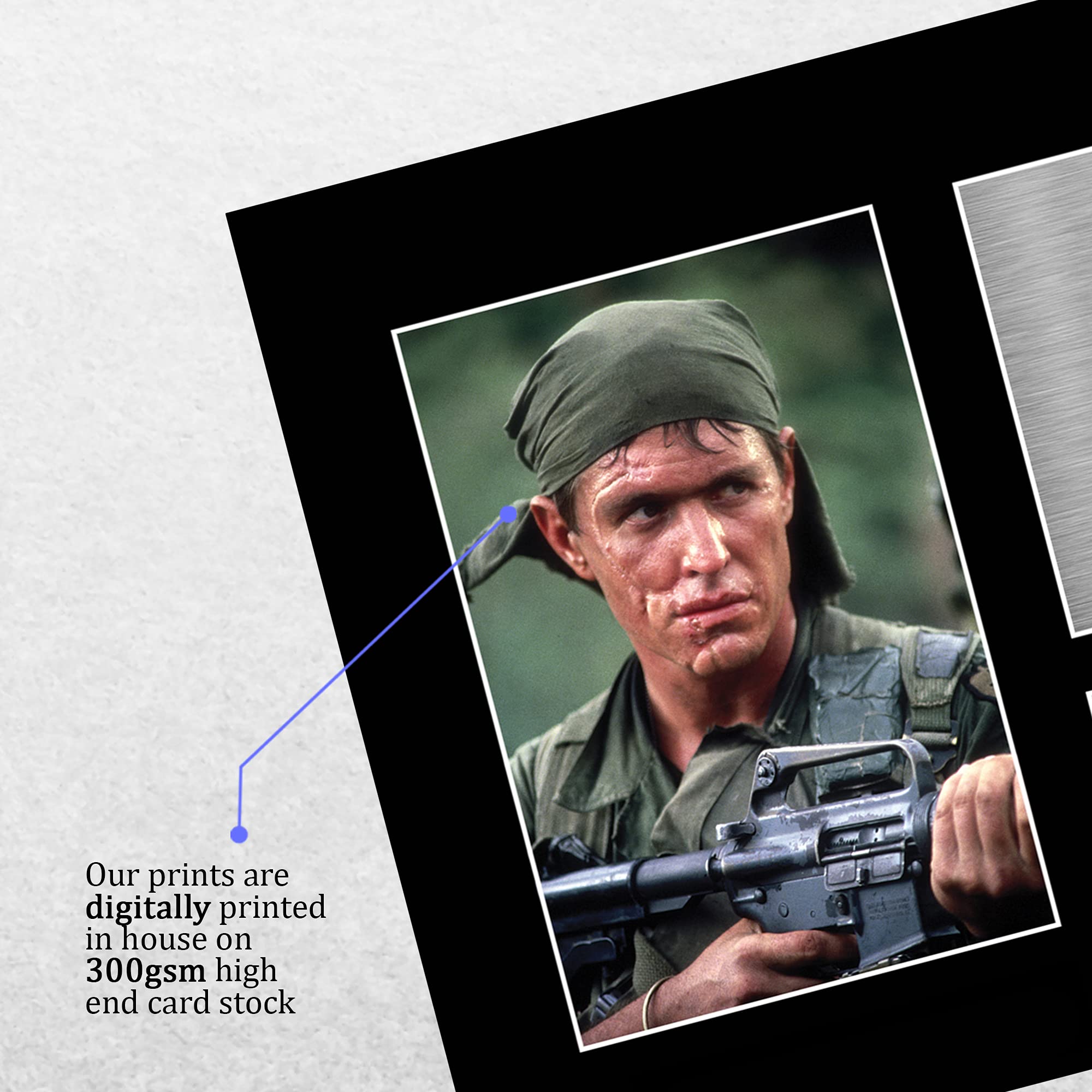 HWC Trading A4 Tom Berenger Platoon Los Regalos Imprimieron La Imagen Firmada Del Autógrafo Para Los Fans De La Memorabilia De La Película