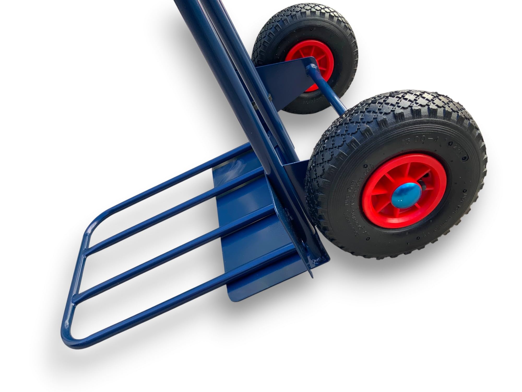 Chariot Diable de Transport et manutention | Charge 180 kg | Plateau pivotant Repliable | Roues gonflables Ø 260 mm | Déménagement Transport chargements Lourds | Kibros 9CH180BL