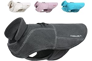 VIVAGLORY Dog Fleece Vest: Snug Warmth for Your Pup