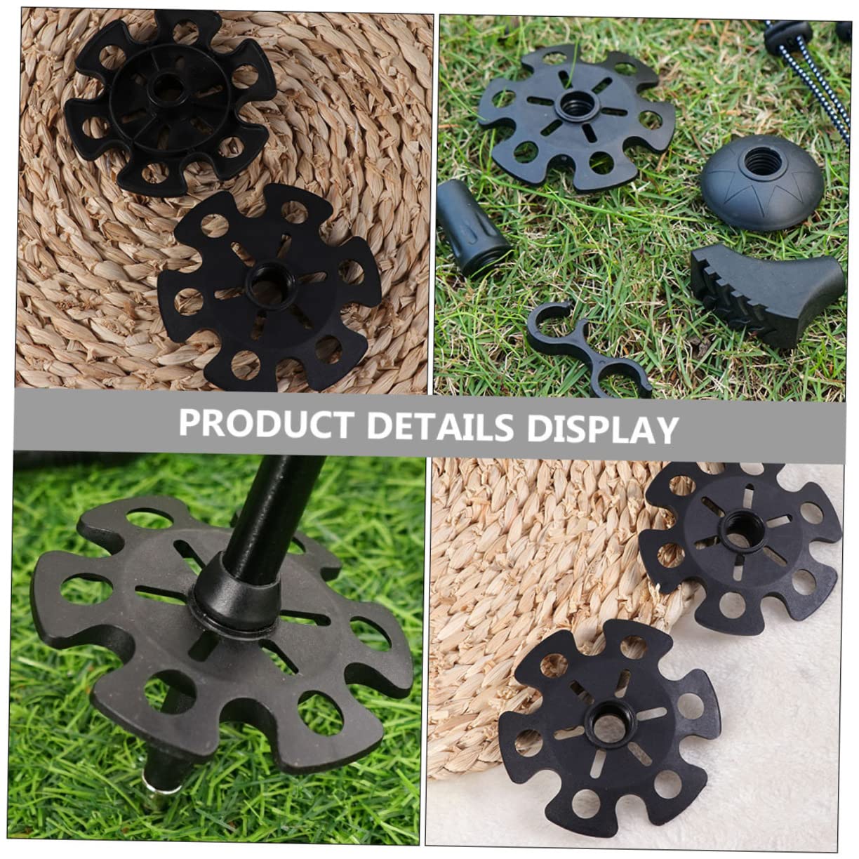 Sosoport 36pièces Embouts De pour Bâtons De Randonnée Accessoires Forme De pour Trekking Et