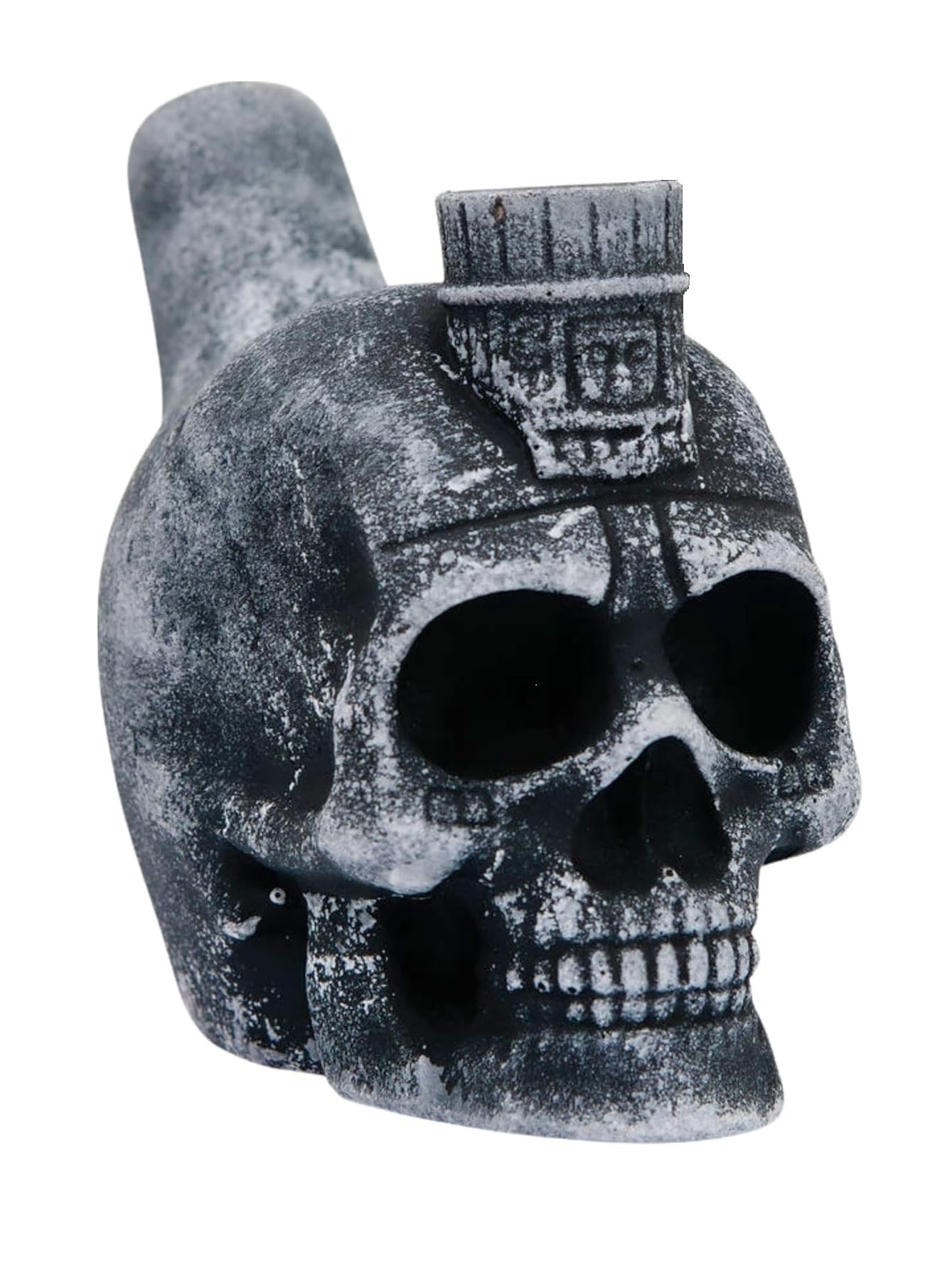 Autentico Aztec Death Whistle, Fischio Azteco Della Morte Forte e Realistico, Regali di Natale Unici, Decorazioni o Oggetti da Collezione