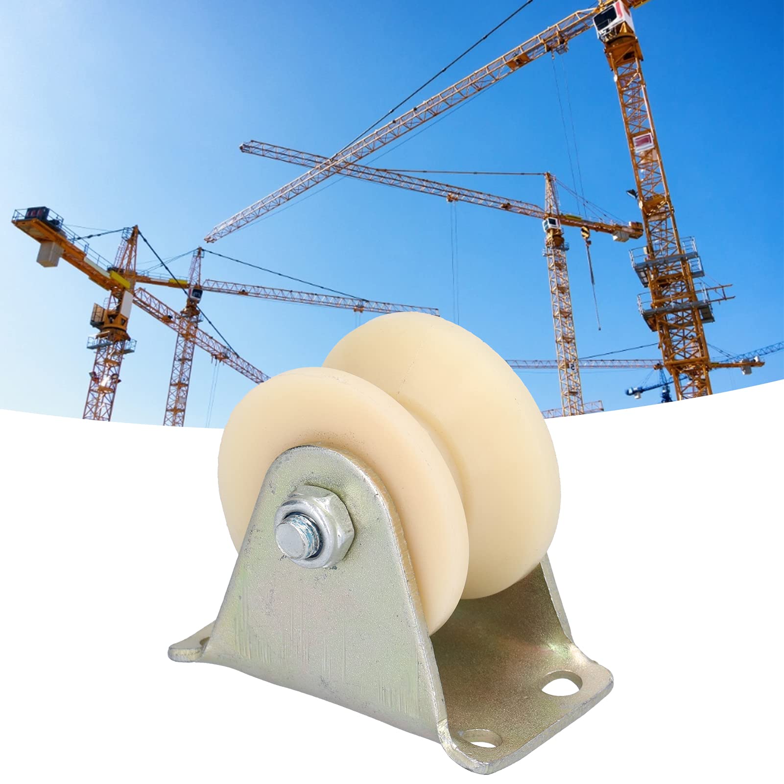 50mm V Type Groove Wheel Heavy Duty Caster Higher Load Lifting Equipment