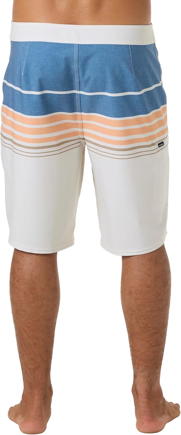 O'NEILL Men's Hyperfreak Heat Stripe 20'' Boardshorts