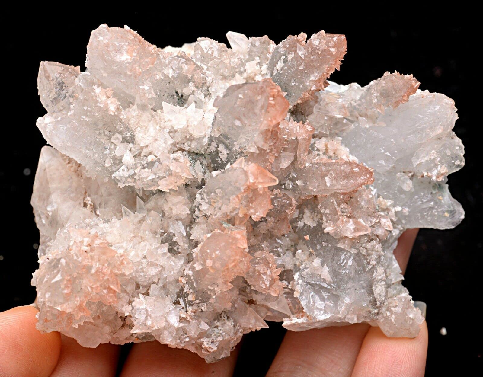 Amazon.co.jp: 天然水晶の原石 206g 希少な美品アメジスト＆レッドカル