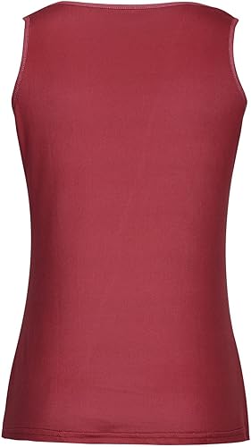 Miniatura 6 de LFEOOST Camisetas sin mangas con lentejuelas brillantes para mujer, sexy, casual, cuello en V, sin mangas, chaleco de verano, ajuste regular, blusas