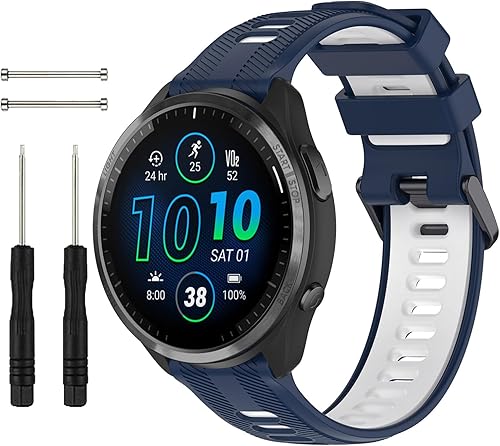 Correa de repuesto para reloj Garmin Forerunner 945935, correa de silicona suave para Garmin Forerunner 935 Running GPS Unit, banda colorida para