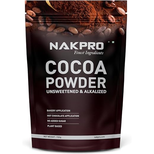 NAKPRO Pure Natural Cocoa Powder 150g
