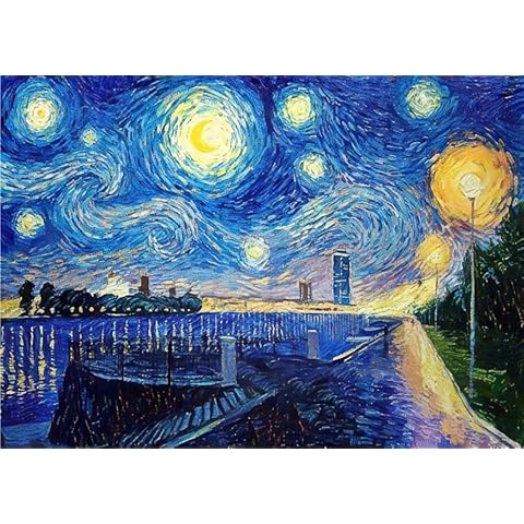 5D Diamond Painting Kits for Adults, Wanglaism Full Drill Crystal Rhinestone Round Diamond Art Kits DIY Craft Paintings for Home Wall Decor Gift Cover