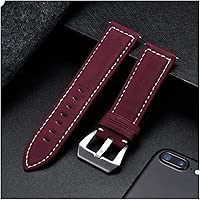 HYOPBSCN WCC00816 Vintage Matte Leather Watchband 18mm 20mm 22mm 24mm Fashion Bracelet Universal Replacement Men Watch Strap