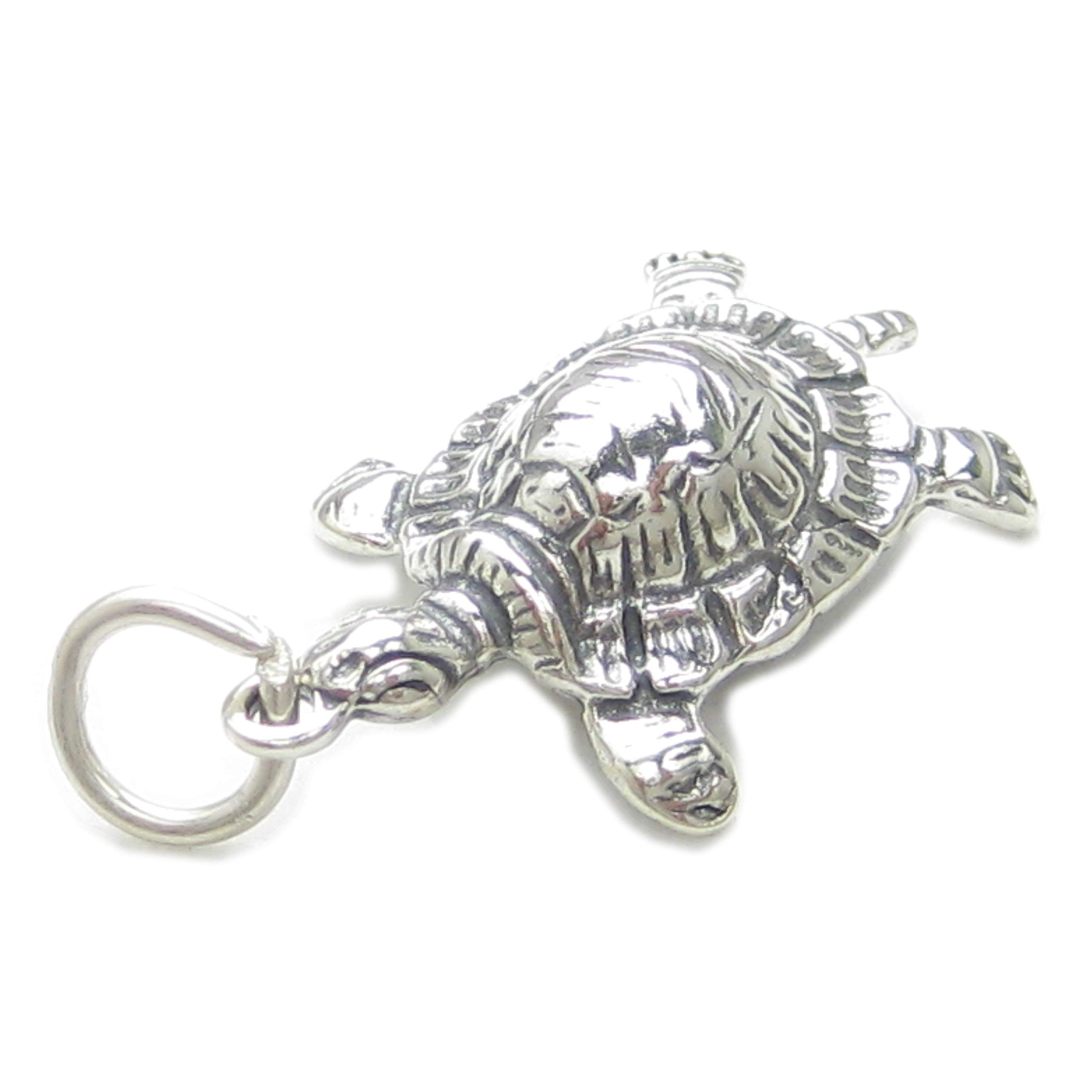 Turtle sterling silver charm .925 x 1 Turtles turtel turtels charms