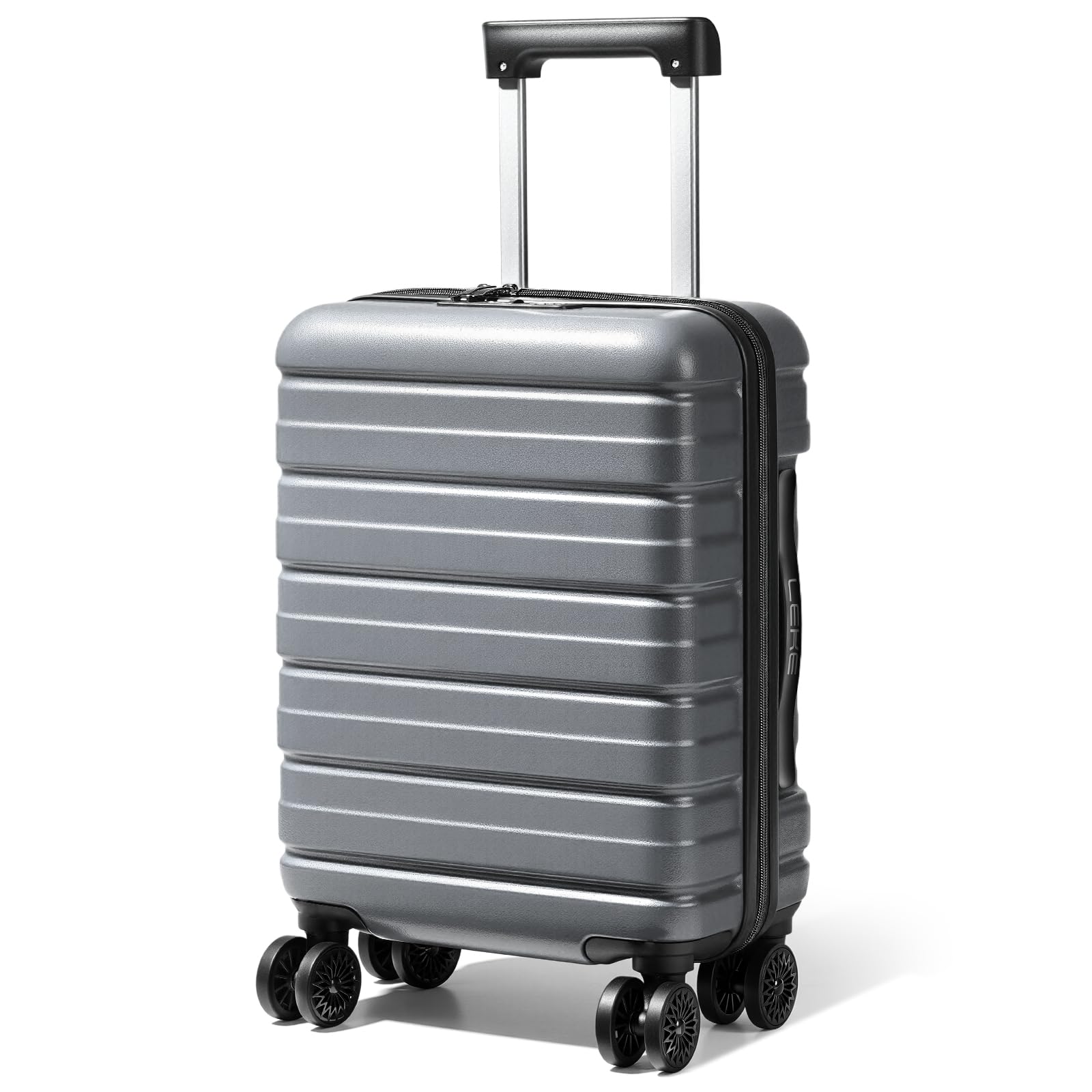 Lekesky Handgepäck Koffer, Klein Hartschalenkoffer mit TSA Schloss, Trolley Handgepäck 4 Rollen Leicht ABS Hartschale Rollkoffer Kabinenkoffer