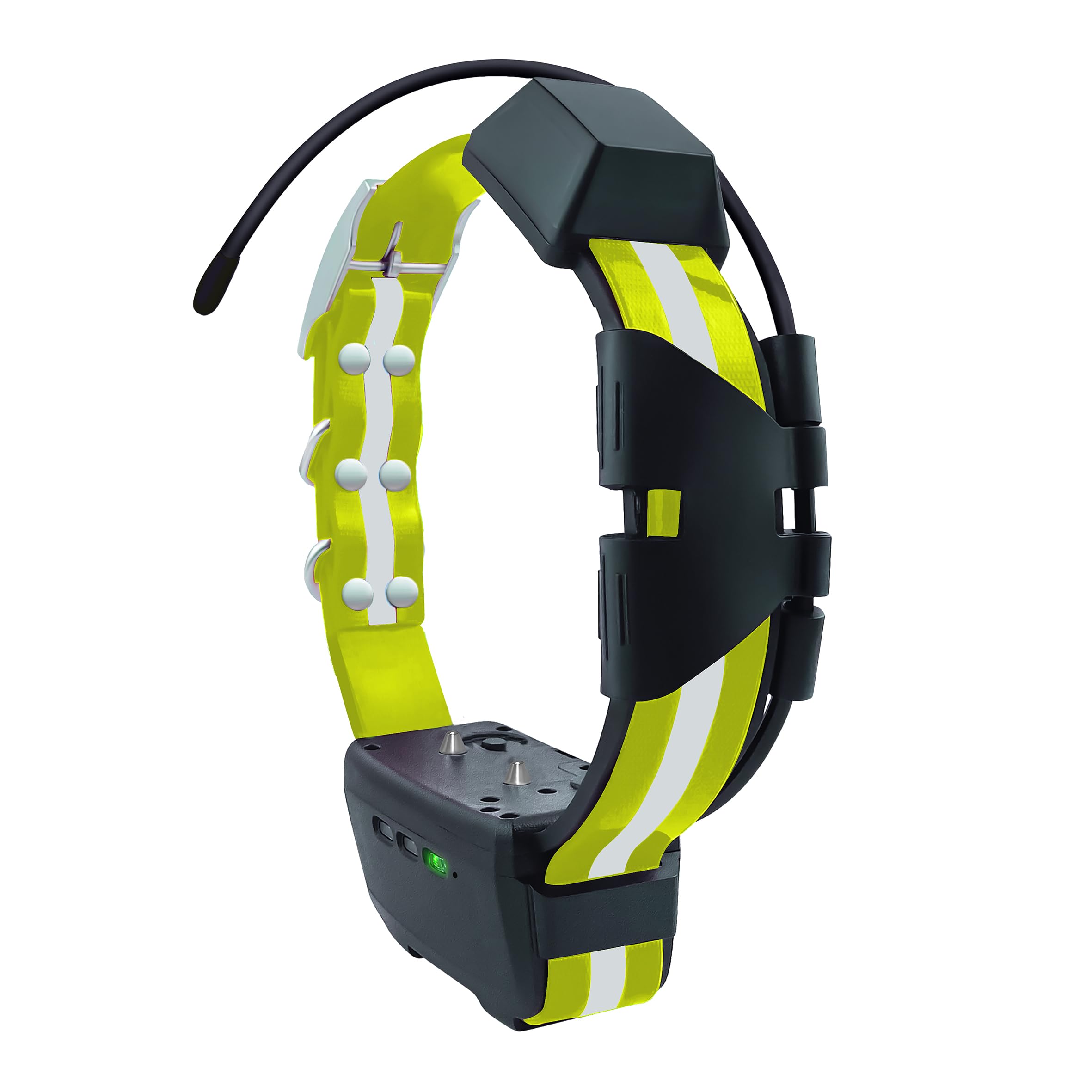 IOCUS Polaris con Collar Dok, Rastreador GPS para Perros de Caza, Alcance 20 km, 4G y Radio, IPX7, Batería 3500 mAh, 55 Horas de Uso Continuo, Baliza LED, Valla Virtual, Escucha en Vivo