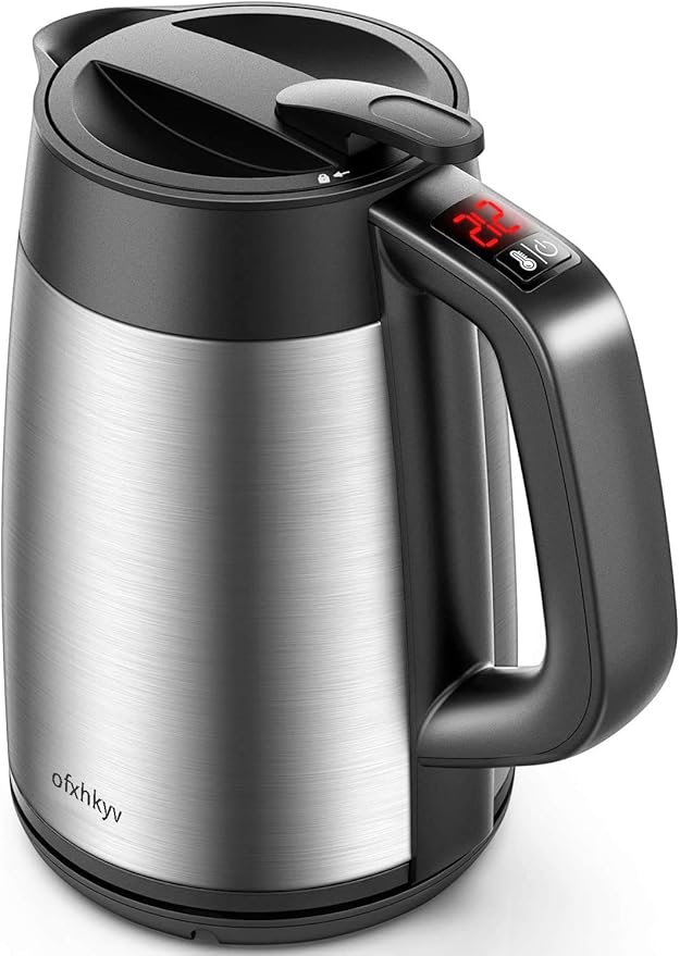 ofxhkyv Electric Kettle Temperature Control, 1.7L Insulated