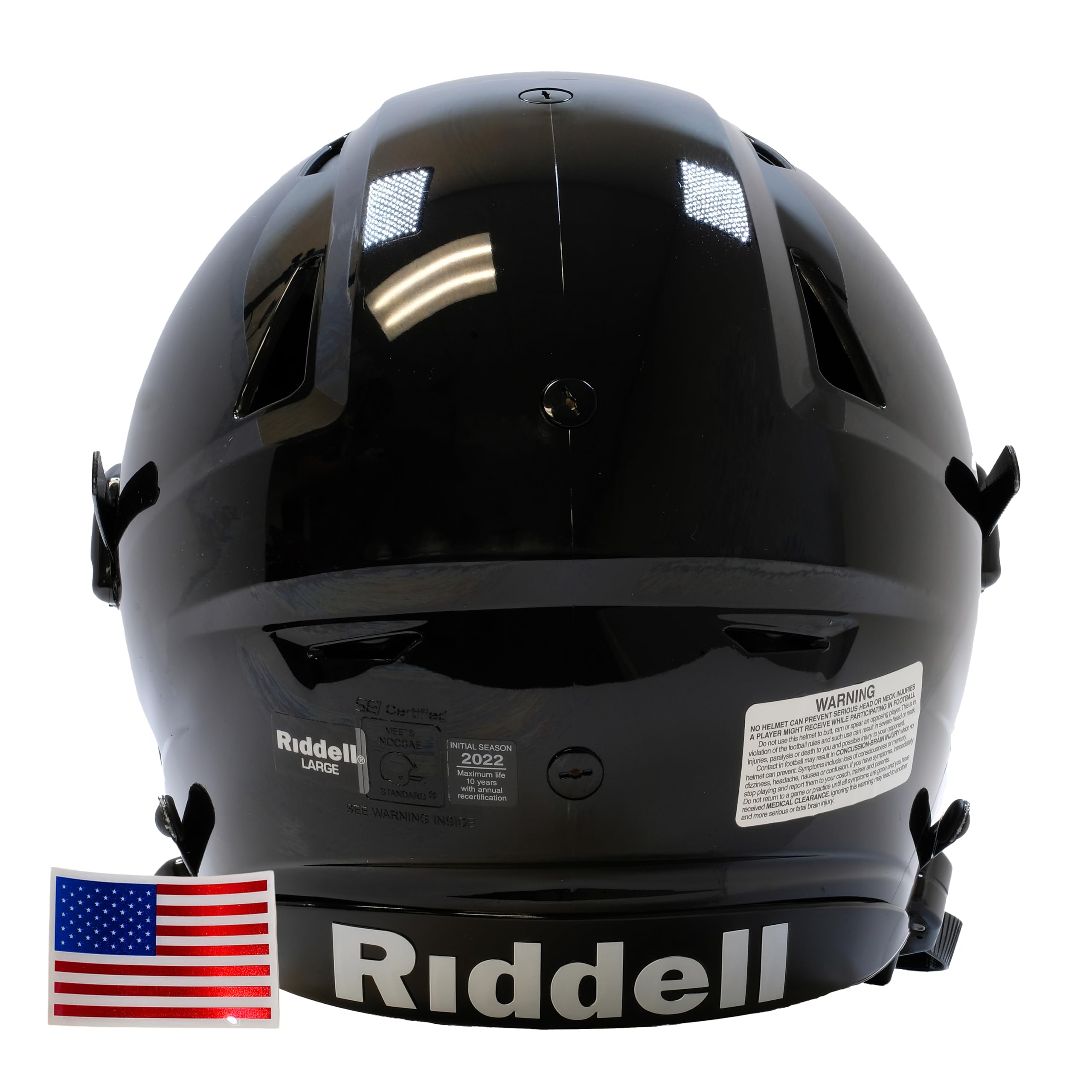 Amazon.com : Riddell SpeedFlex Black Out Adult Helmet - SF