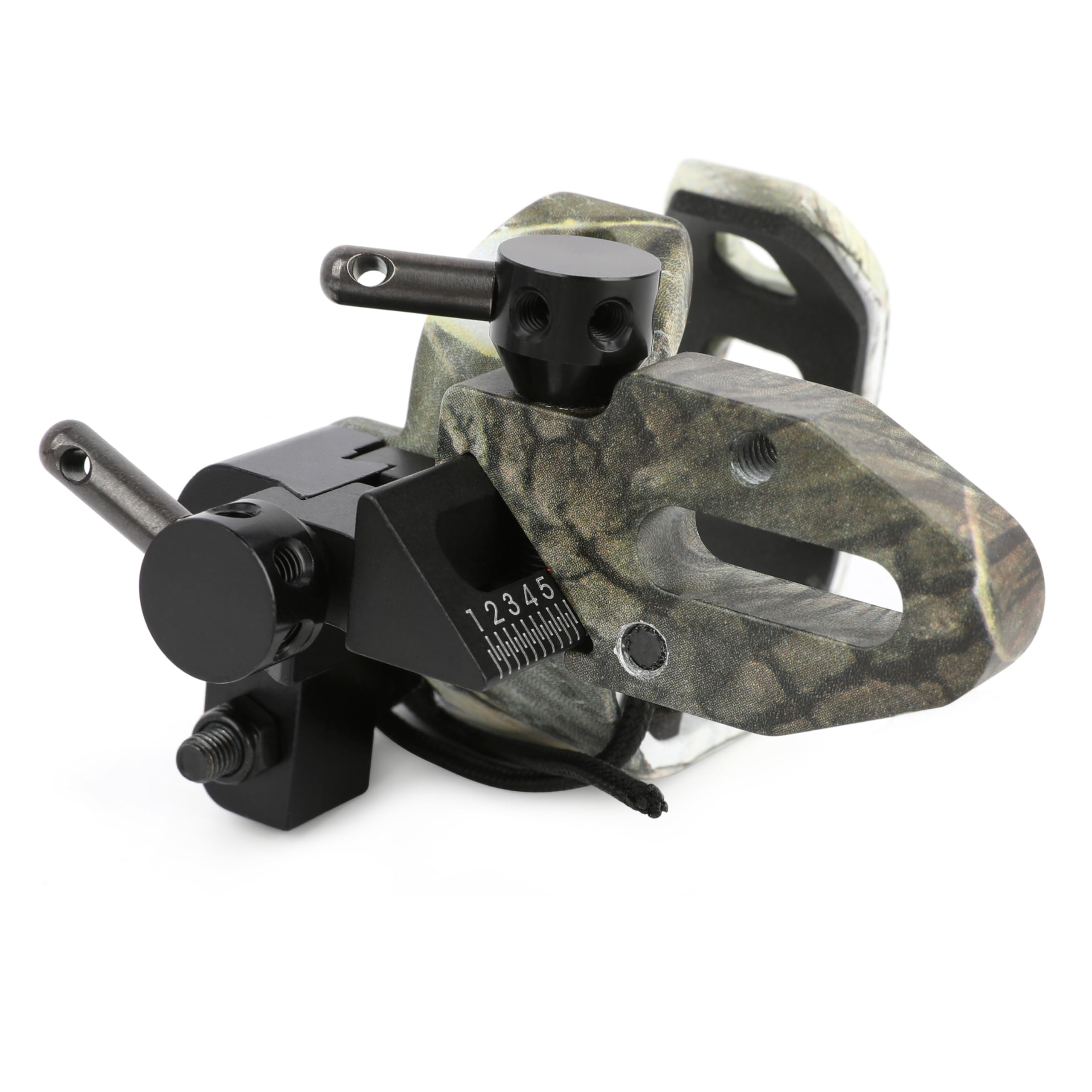 Appoggio Freccia a Caduta Apache D4 in Metallo Resistente per Archi Compound, appoggio Automatico per tiro al Bersaglio e Caccia all'aperto, Disponibile in Nero, Camouflage e Rosso