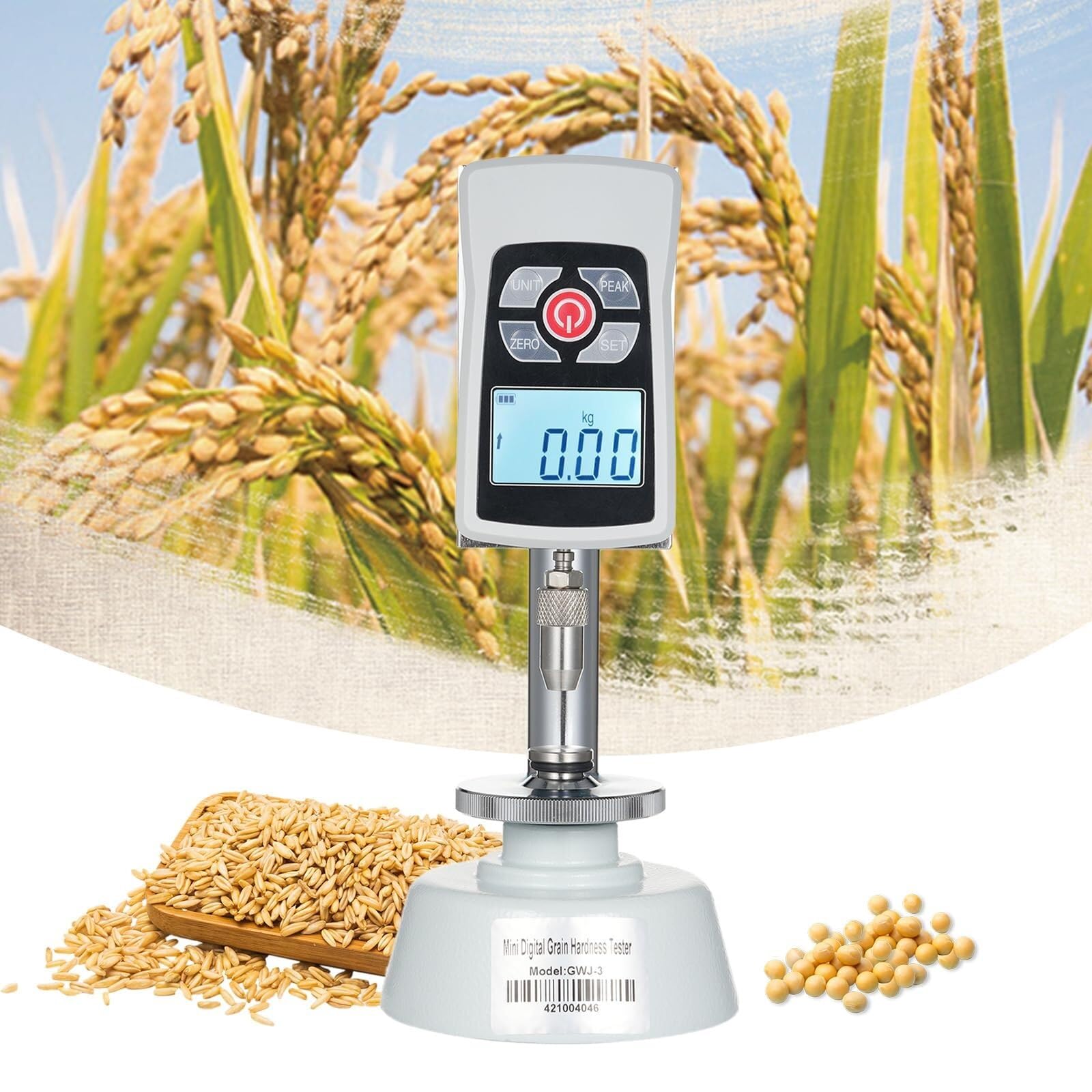 Testeur de dureté des grains de riz pour contrôler la résistance du soja