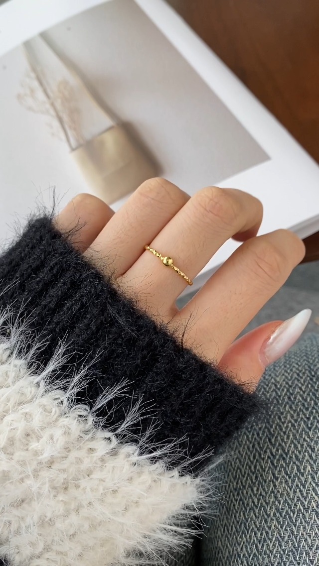 Buy MISS JO 92.5 Sterling Silver Classy Double Ball Ring