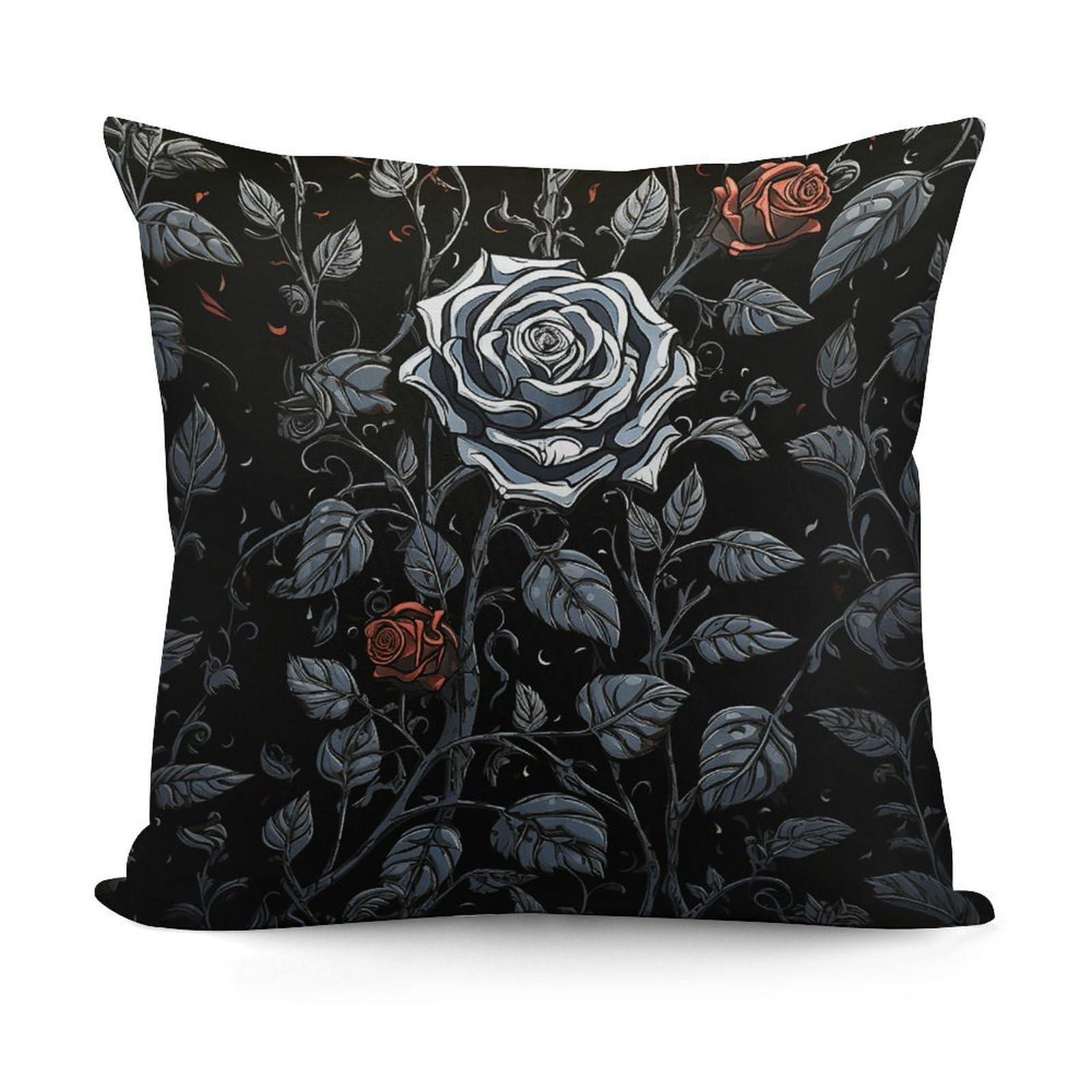 VstaDank Rose Gothic Throw Pillow Cover Soft Square Cushion Cover Art Artwork Pillow Covers Mordern Couch Pillow Covers Decorative Cushion Case for Chair Couch Bedroom Living Room
