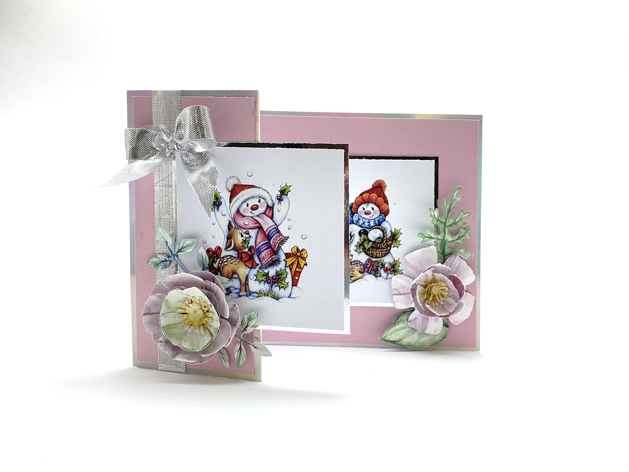 Set Fustelle E Timbri Pupazzo Di Neve: Perfetto Per Biglietti E Scrapbooking Fai Da Te