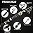 PLUSINNO Fishing Rod and Reel Combo,Fishing Pole,Telescopic Fishing Rod Kit with Spinning Reel, Telescopic Fishing Pole with Carrier Bag for Freshwater Saltwater for Men Women