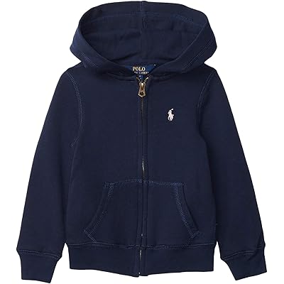 Polo Ralph Lauren Kids French Terry Hoodie (Little Kids) refined navy