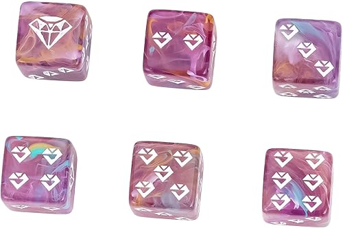 Miniatura 9 de HDdais Juego de 10 dados D6 de 0.630 in de seis lados, color negro, pata de gato de 6 caras para MTG Dungeons and Dragons PRG Wow, juegos de mesa