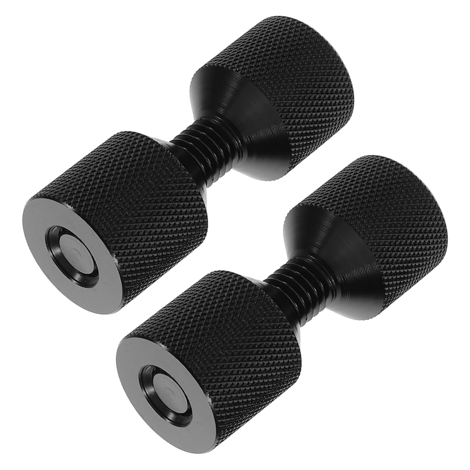 MAGICLULU 2pcs Flange Positioning Pin Kit Double Hole High Precision Aluminum Alloy for Automotive Modifications Easy Setup Construction for Professional Mechanics and Enthusiasts