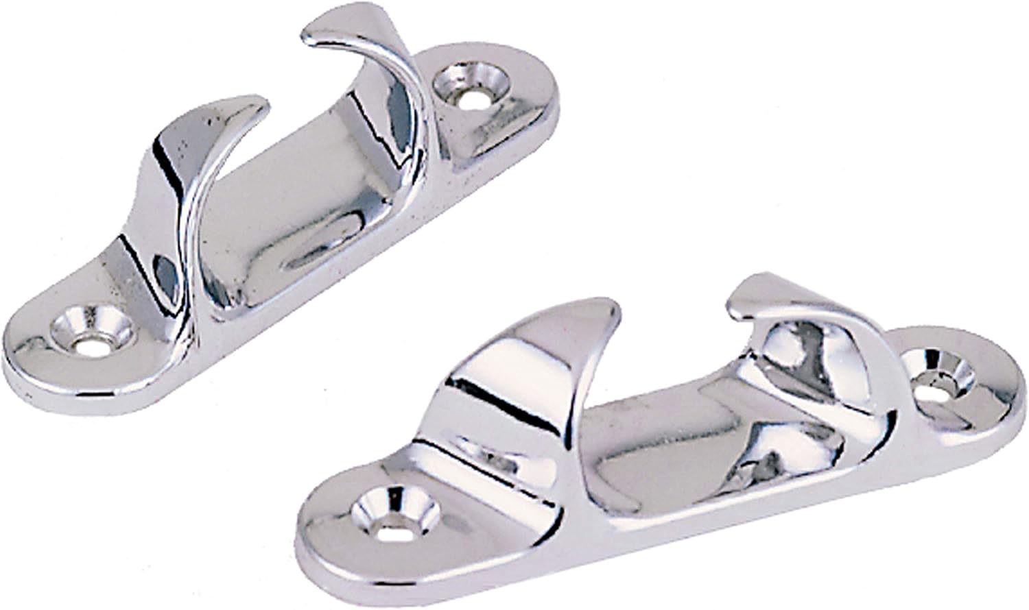 Perko 1223DP0CHR Skene Bow Chocks, 3-1/2" L x 7/8" W, Chrome : Sports & Outdoors