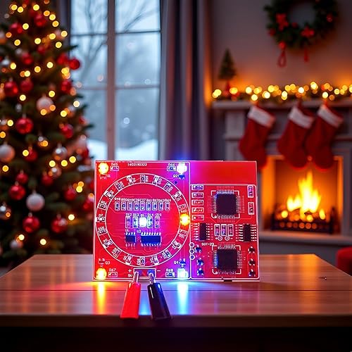 Miniatura 3 de Gikfun DIY SMD SMT Soldadura Práctica Soldadura Habilidad Entrenamiento Junta NE555 CD4017 Agua que fluye Led DIY Kit EK1885