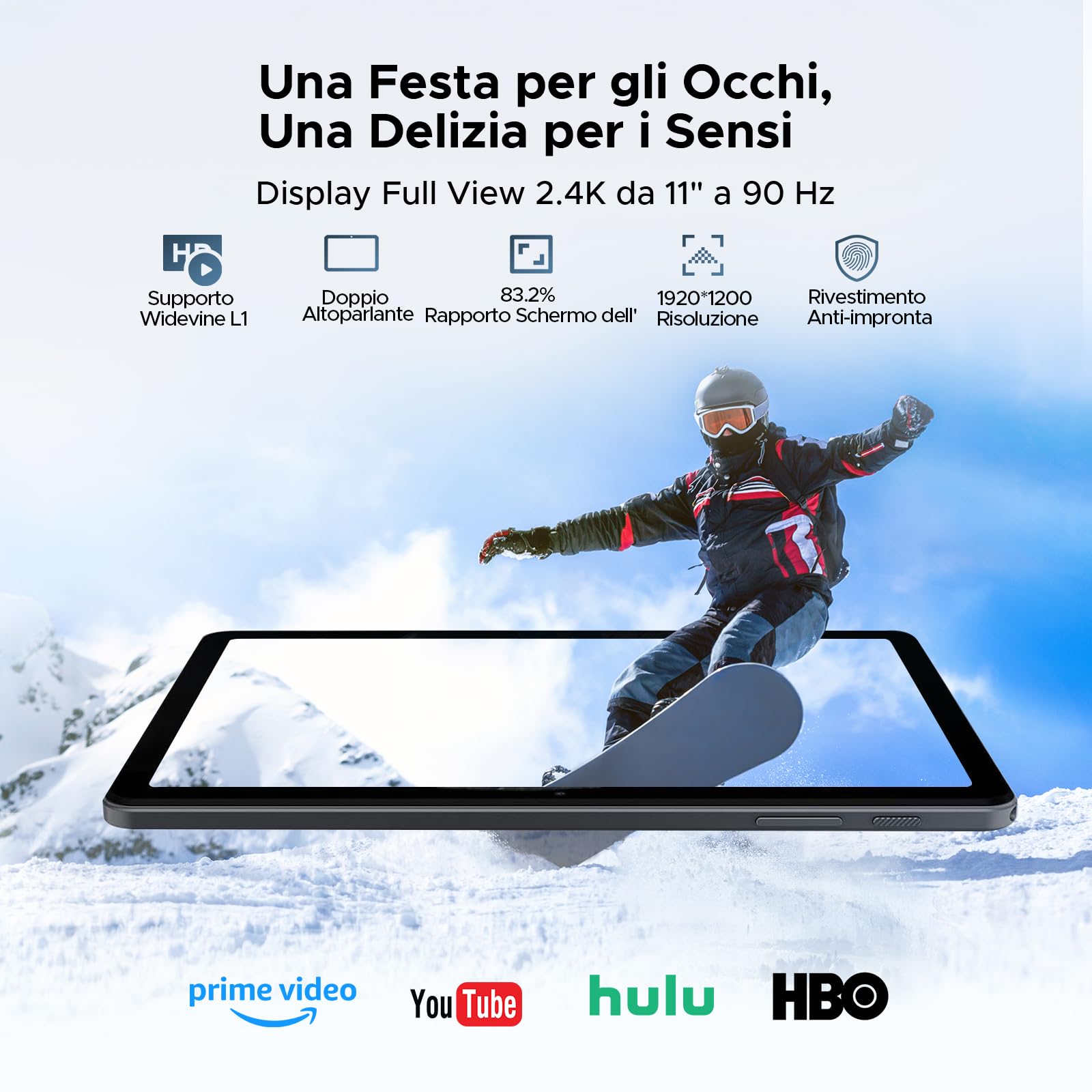 P11 Pro 2.4K FHD Tablet con Penna, Android 16 Tablet 11 Pollici,Viola | 48 GB RAM + 128 GB ROM,T7250 Octa-Core, Gemini AI,13 MP + 5 MP, 8800mAh, Wi-Fi 5G, Cuffie, 1080P, Tablet con Tastiera e Mouse