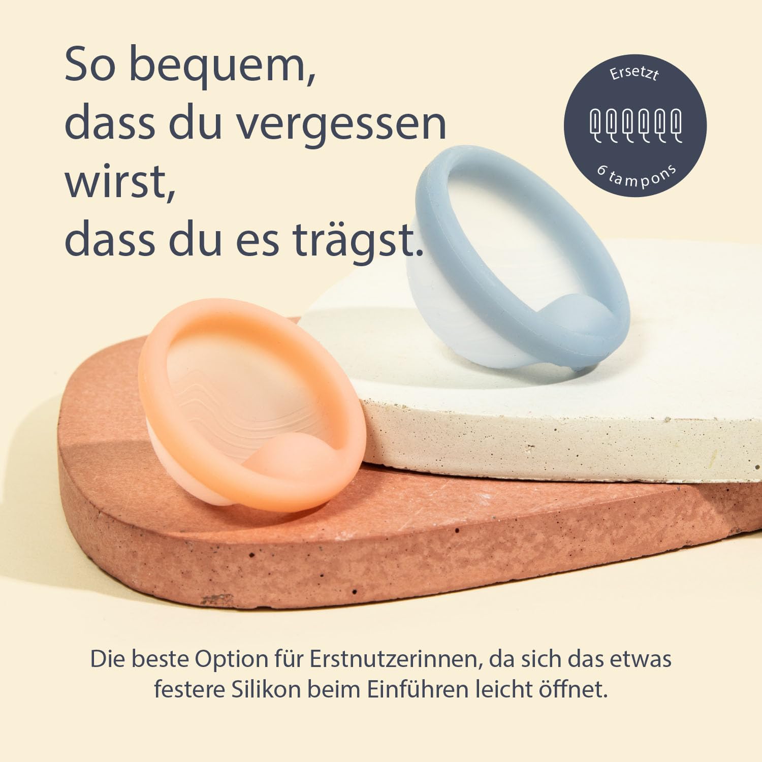 Saalt Menstruationsdisc – Wiederverwendbare Periodendisk für 12 Stunden Schutz – BPA- und Latexfrei – Einfaches Entfernen – Weich, Flexibel und Bequem