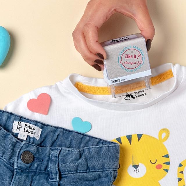 Custom Name Stamp for Clothes, 9 Designs to Choose, Clothing Marker for Kids