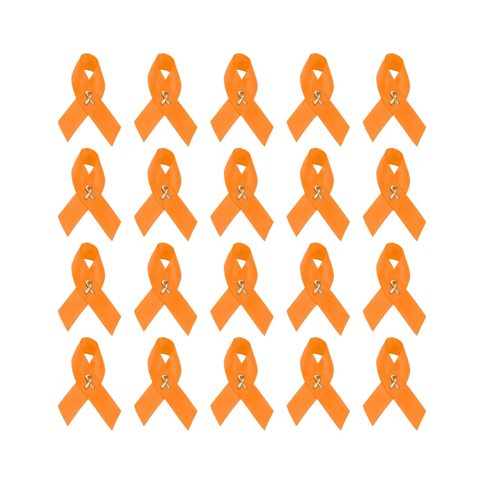 1/2/5/10/25/50/100pcs Satin Awareness Ribbon Pins (Pick your color), for Cancer &amp; Disease Awareness, Bulk Quantities for Fundraising, Events, Gift Giving