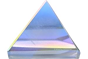 Angel Aura Quartz Pyramid Crystal Healing Stones